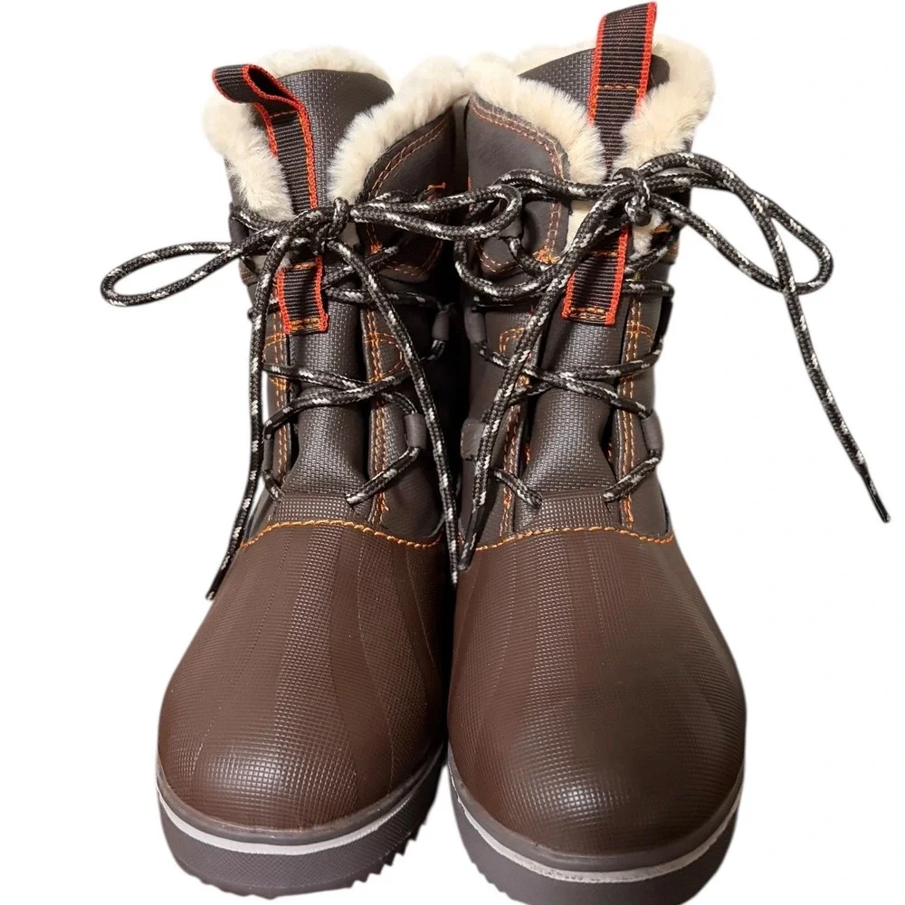 NEW JBU by Jambu Brisky Lace-Up Casual‎ Water-resistant Boots Women's Size 6